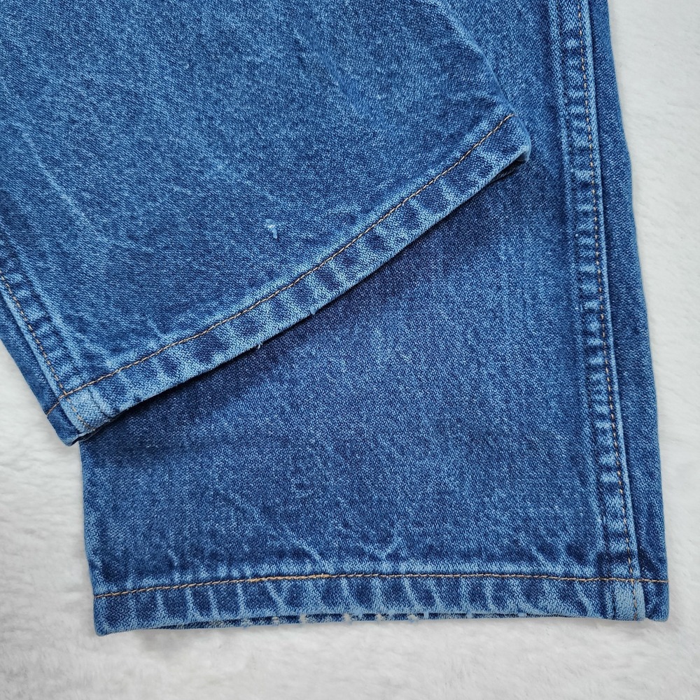 Wrangler 13MWZ Jeans Mens 38x31 Blue  Western Cowboy Cut Straight Leg Denim - Picture 12 of 13
